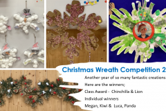 Christmas Wreath Competition – Dec 2023